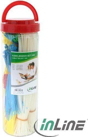 Organizer InLine Tie įvairių spalvų 1000 vnt (59978A)