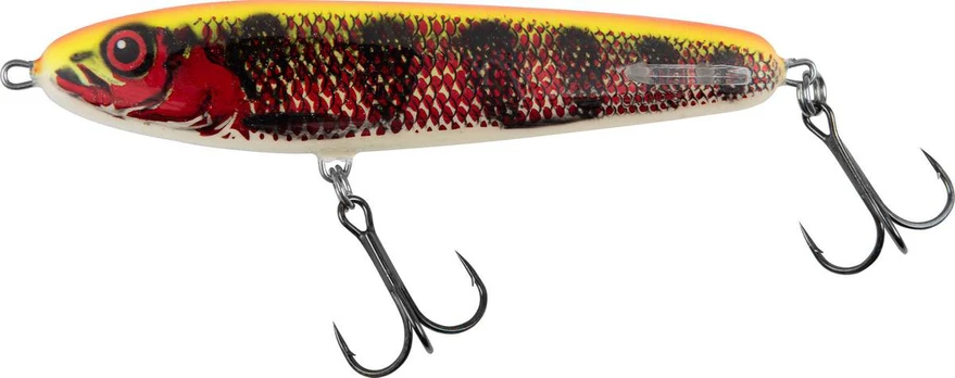 Skęstantis vobleris Salmo Sweeper Limited Edition, 17 cm, Holo red Perch