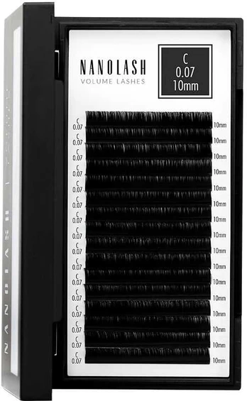 Nanolash VOLUME LASHES false eyelashes 0.07 C #10 mm 1 u
