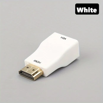 HDTV į VGA adapteris, 1080P, Baltas