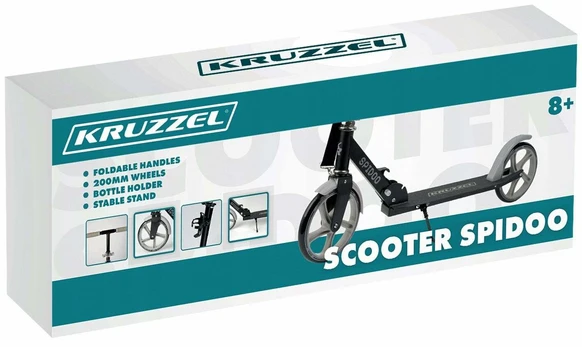 Paspirtukas Spidoo pilka Kruzzel 25629