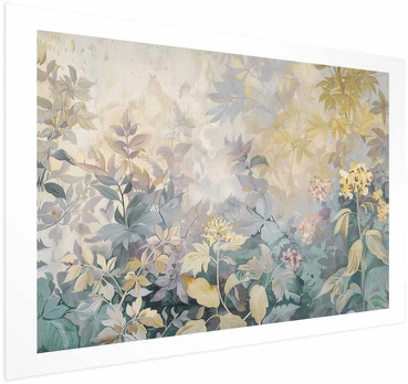 Artgeist Plakatas - Tapestry Pattern in Colorful Flowers