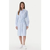 Calvin Klein Marškinių tipo suknelė Yarndye LV044F032G Mėlyna Regular Fit