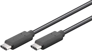 MICROCONNECT USB kabelis, USB 3.1 C han til USB 3.1 C han, længde 2 meter, farve: sort