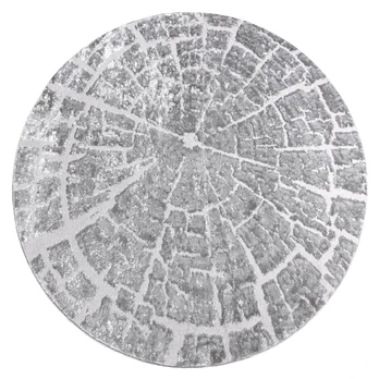 Kilimas vidaus Hakano Trex Tree 2, pilkas, 120 cm x 120 cm