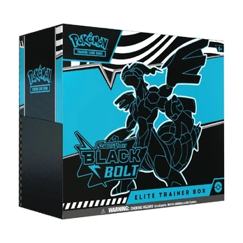 Pokemon - TCG Scarlet & Violet Juodas Bolt Elite Trainer Box