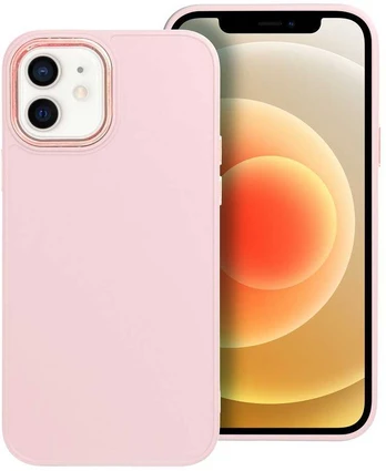 Dėklas Oem FRAME Case for IPHONE 12 / 12 PRO powder pink