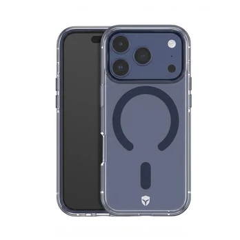 iPhone 17 Pro Max MagSafe FORCE CASE Metalinis Kontūras Antisukimo 2m Premium Mėlynas