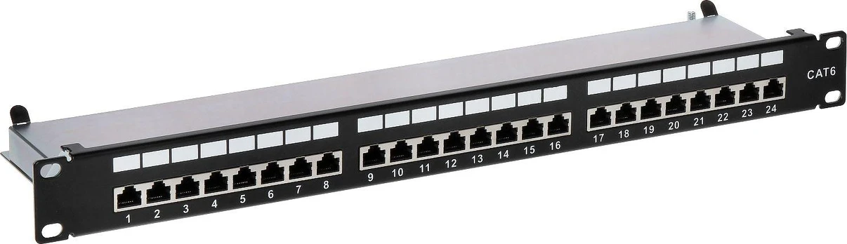 Delta KOMUTACINIS SKYDELIS RJ-45 PP-24/RJ6-C/FTP
