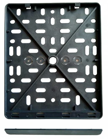 Rėmelis motociklo valstybiniams numeriams 185x210mm "Vertikalus"