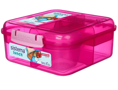 Sistema 1,25L Bento Cube Lunch Rožinė