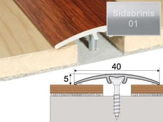 Profilis Effector A64 sujungimo | sidabrinis 93 cm 40x5 mm
