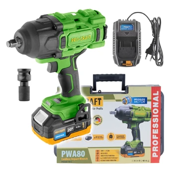 Akumuliatorinis smūginis veržliasukis „ProCraft PWA80 1b”