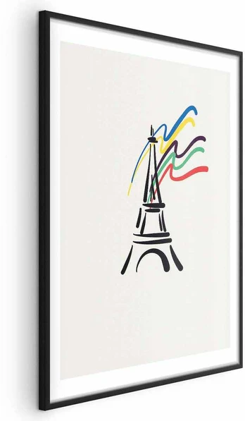 Artgeist Plakatas - Eiffel Tower and Colors