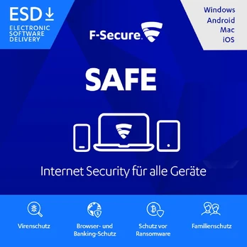 F-Secure Internet Security für alle Geräte [5 Geräte - 2 Jahre] [Vollversion]