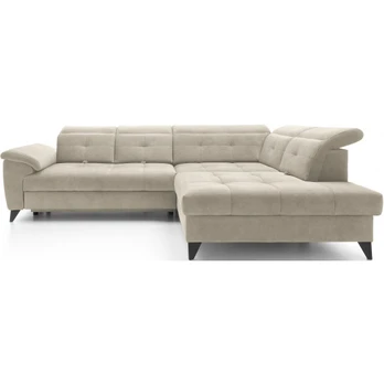 Kampinė sofa Inferne, kreminė