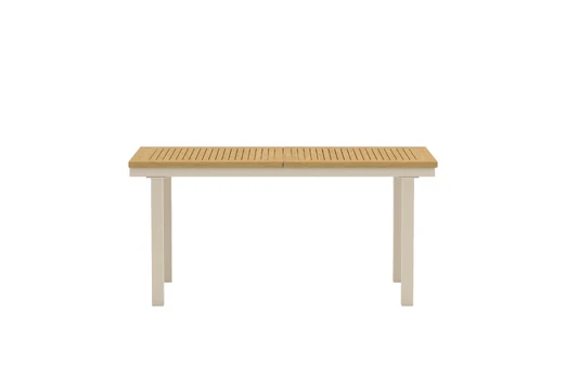 Panama Table 160/240 - Beige/Teak