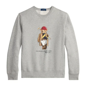 Sportinis nertinis vyrams, Pilka, Knit-sweatshirt