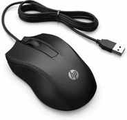 Kompiuterio pelė HP 100 Wired usb / ps/2 laidas, juoda