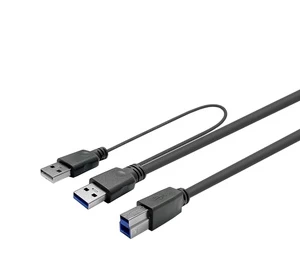 Kabelis Vivolink USB, USB-B, 7 m, juoda