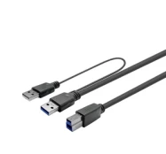 Kabelis Vivolink USB, USB-B, 7 m, juoda kaina