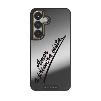 Amor - Samsung Galaxy S25 Plus Case, Elite Mirror Dark (Magnetic) / Gold