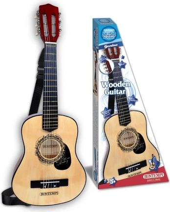 Bontempi - Wooden guitar, 75 cm (217530)