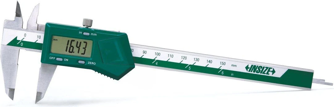 Insize Electronic Caliper 8 3V / DATA / SQ / CERT. (1108–200 W)