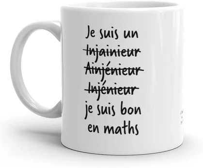 Colleague Engineer Bon en Maths juokingas puodelis