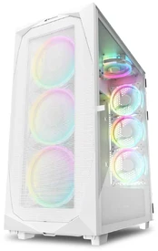 Sharkoon REV300 RGB Baltas/ATX TOWER kaina