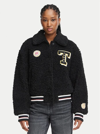Tommy Jeans Bomber striukė Varsity DW0DW23426 Tamsiai mėlyna Regular Fit