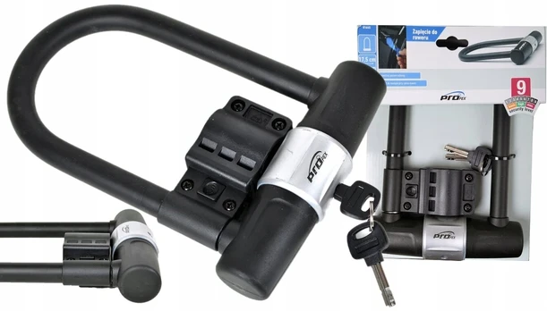 Prophete Profex U-lock dviračio spyna 17,5x16cm