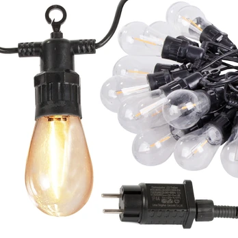 Verk Group Garden garland light chain 15 led lights