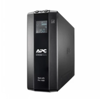 APC BACK UPS PRO BR 1600VA, 8 OUTLETS, AVR, LCD INTERFACE | BR1600MI