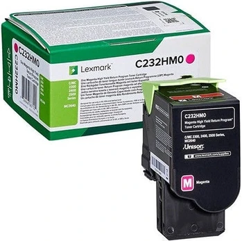 Tonerių kasetė Lexmark C232HM0, raudona