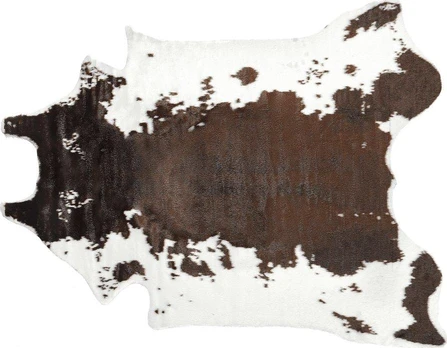 Beliani Dirbtinė karvės oda BOGONG, ruda, 150 × 200 cm