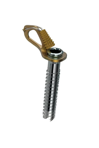 Ice screw aero lite 13cm-geltona BLUE ICE