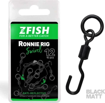ZFISH Ronnie Rig Swivel Matt size 12