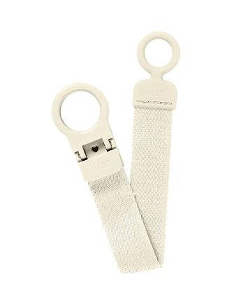 BIBS čiulptuko laikiklis Loop Ivory, baltas