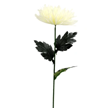 Dirbtinė gėlė chrizantema, 70 cm : Spalva - Balta