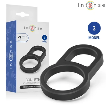 INTENSE Conleth Adjustable Double Support Ring Model 3, Black, 7.6 cm