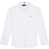 Tommy Hilfiger Marškiniai Solid Poplin KB0KB06965 D Balta Slim Fit
