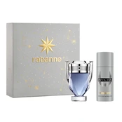 SET RABANNE Invictus EDT spray 100ml + DEO spray 150ml kaina