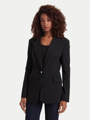 Guess Švarkas W6YN08 K4326 Juoda Regular Fit