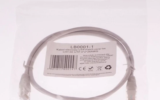 Tinklo kabelis Cat 5e Utp Rj45, 1m