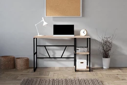Stalas Kalune Design Caste 495SSE1504, juodas/pušies kaina