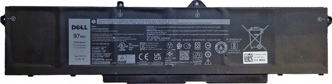 Atmintis do laptopa Dell Desc.:BTRY,PRI,97WHR,6C,LITH,B