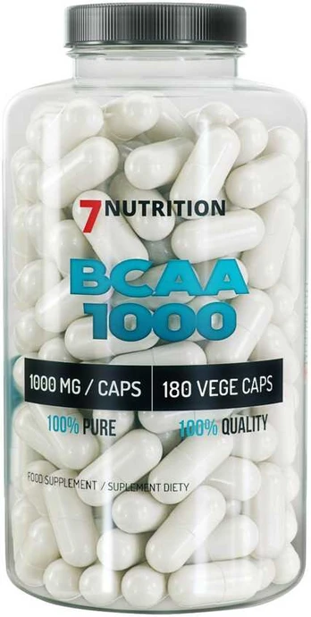 7 Nutrition BCAA 2:1:1 1000 180 kaps.