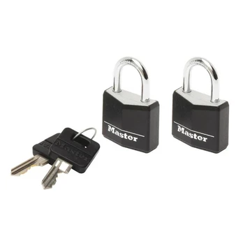 Pakabinama spyna Masterlock 9120EURTBLK, juoda sp., 20 mm, 2 vnt.