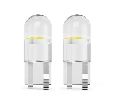 LED lemputės W5W-T10, COB, 3W, baltos